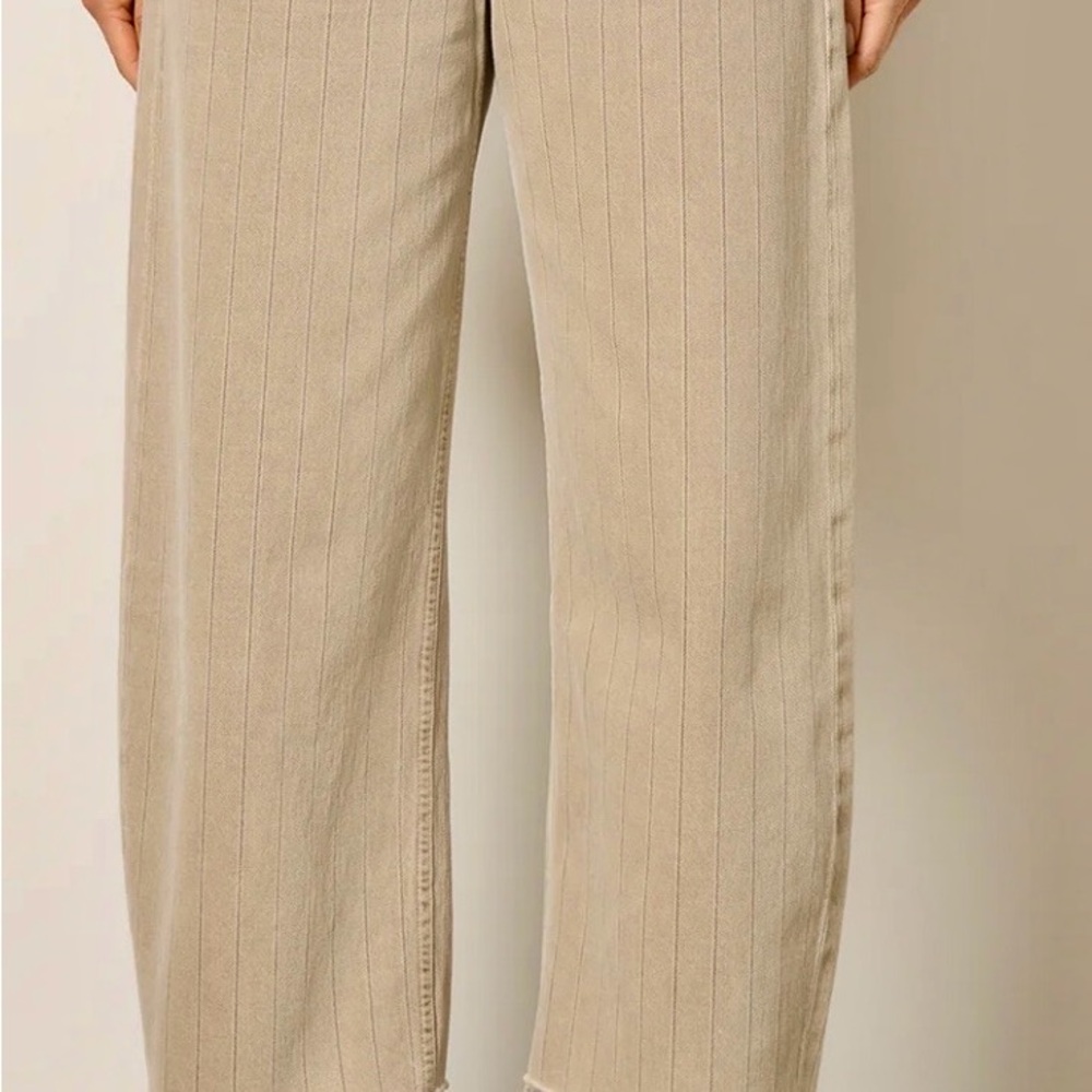 Citizens Of Humanity Ayla Crop Wide Leg Pin Stripe Size 29
